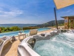 Hot tub and pool